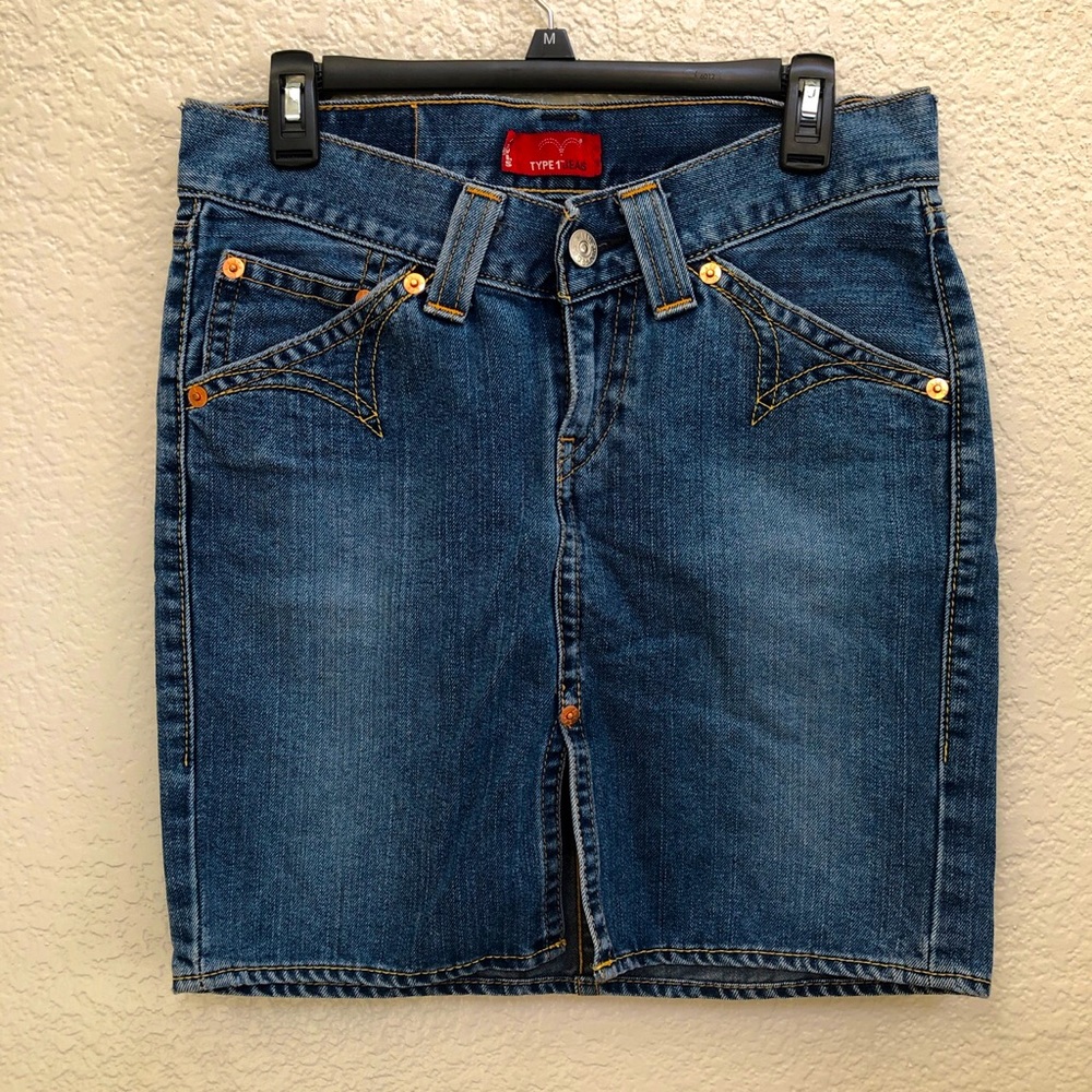 Levi’s Type 1 Western Mini Skirt